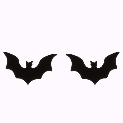 Bat Stainless Steel Stud Earrings
