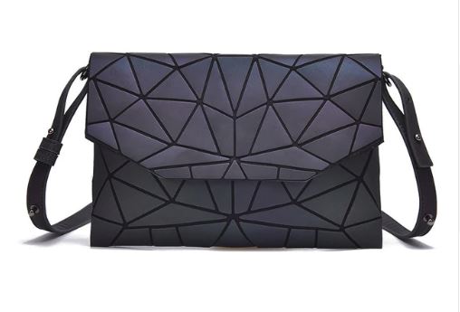 Streetgoth Street Reflective Reflect Rainbow Post-apocalyptic Pastel Nu-goth Metal Industrial Handbag Grunge Gothic Goth Geometric Futuristic Bags Bag Accessory