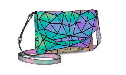 Streetgoth Street Reflective Reflect Rainbow Post-apocalyptic Pastel Nu-goth Metal Industrial Handbag Grunge Gothic Goth Geometric Futuristic Bags Bag Accessory