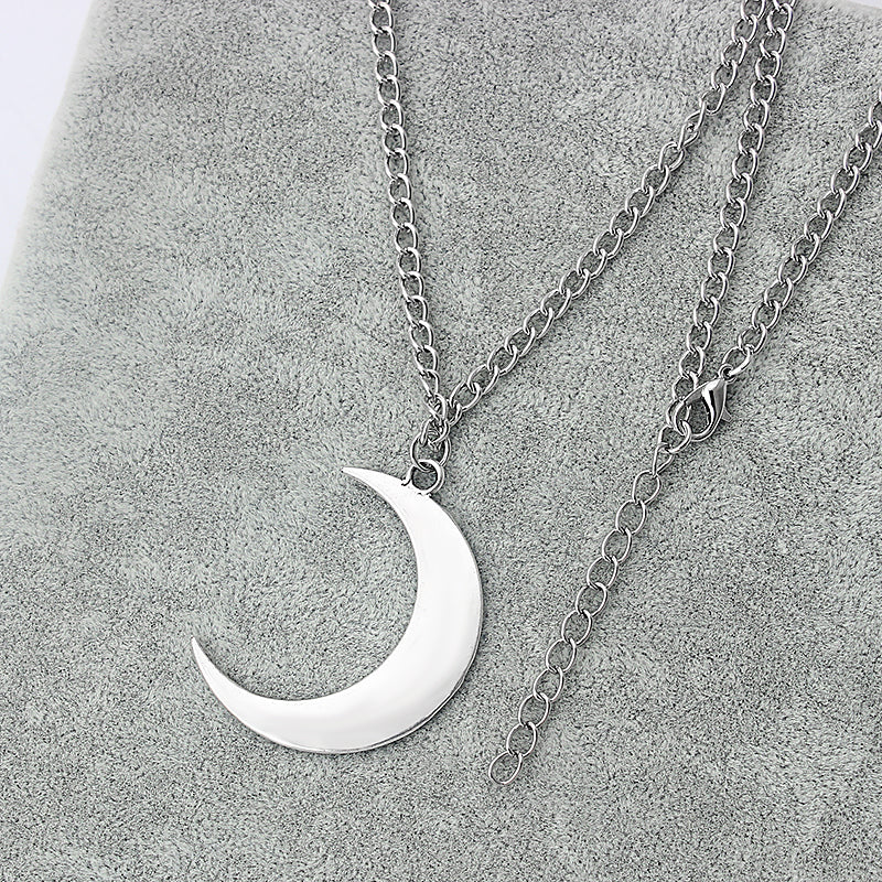 Witchy Witch Wings Wiccan wicca Pastel Goth Pagan occult Nu-goth Necklace Moon magic crescent sweater Gothic Goth
